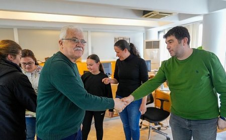 Başkan Ali Kemal Deveciler, Belediye Personeliyle Bayramlaştı