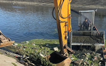 12 metreküp atık denize ulaşmadan toplandı