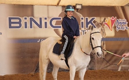 Ara tatilde 230 çocuk binicilikle tanıştı