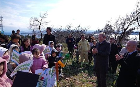 Ayvalık’ta Geleceğe Nefes: 150 Fıstık Çamı Toprakla Buluştu
