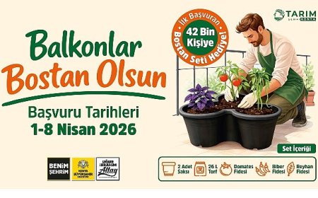 Başkan Altay: “Balkonlar Bostan Olsun Projesi ile 42 Bin Kişiye Sebze Yetiştirme Seti Hediye Edeceğiz”