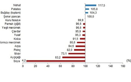 Bitkisel Ürün Denge Tabloları, 2025