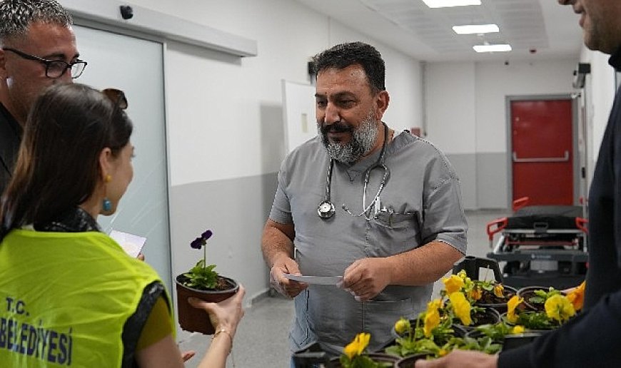 Didim Belediyesi'nden 14 Mart'ta sağlık çalışanlarına anlamlı jest