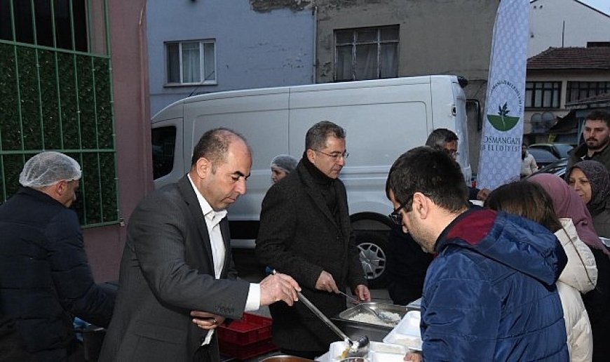 Osmangazi’de Ramazan’ın Son Sofrası Gülbahçe’de Kuruldu