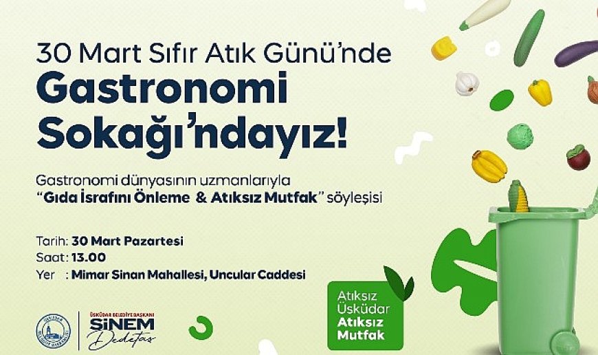 Üsküdar Belediyesi’nden Sıfır Atık Günü’ne Özel Anlamlı Proje: 'Atıksız Üsküdar, Atıksız Mutfak'