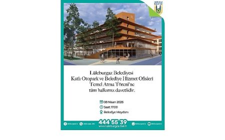 ‘Katlı Otopark ve Belediye Hizmet Ofisleri’nin temeli atılıyor
