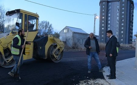 Başkan Çırpanoğlu Asfalt Çalışmalarını Yerinde İnceledi