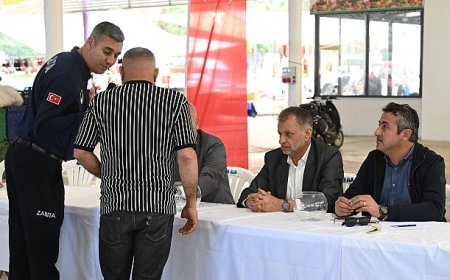 Tekirova tekstil pazarı kura çekimi yapıldı