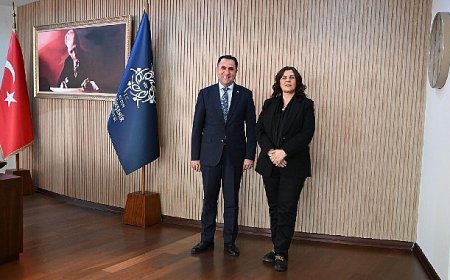 Başkan Çerçioğlu’na Aile ve Sosyal Hizmetler İl Müdürü Türkoğlu'ndan ziyaret