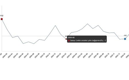 Sanayi Üretim Endeksi, Şubat 2026