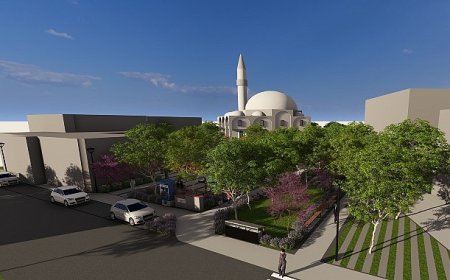 İhsaniye Eski Köy Meydanı modern bir görünüme kavuşuyor