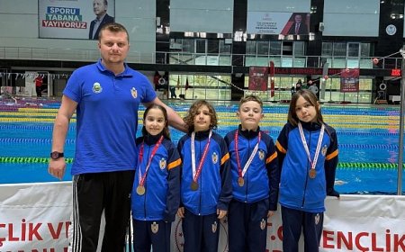 İnegöl Belediyespor Yüzme Takımından 18 Madalyalık Gurur