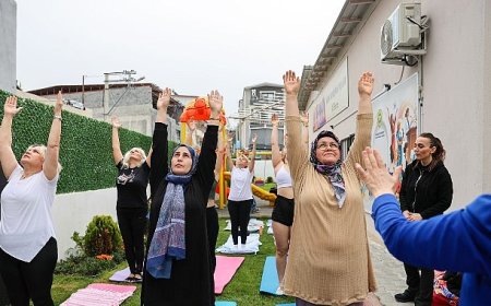 Gülşah Durbay Kadın Danışma Merkezi’nde yoga heyecanı