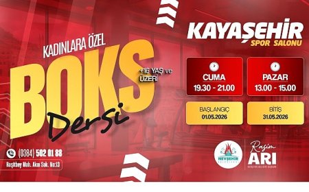 Nevşehir’de Kadınlara Özel Boks Dersleri Başlıyor