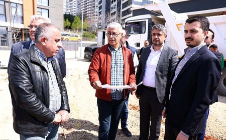 Başkan Hüseyin Can Güner Sahada İncelemelerde Bulundu