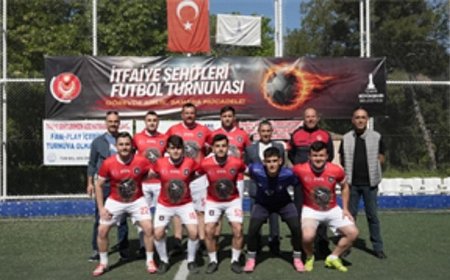 İtfaiyecilerden anlamlı turnuva