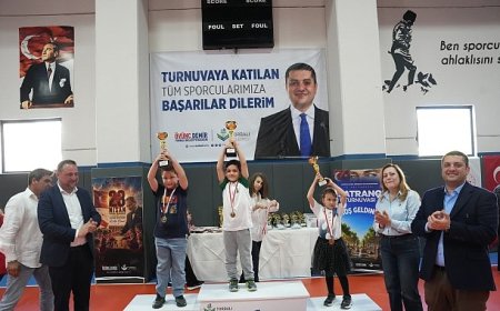 Torbalı’da Satranç Şöleni: 208 Sporcu Aynı Masada Buluştu