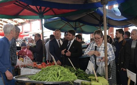 Başkan Çırpanoğlu’ndan Salı Pazarına Ziyaret