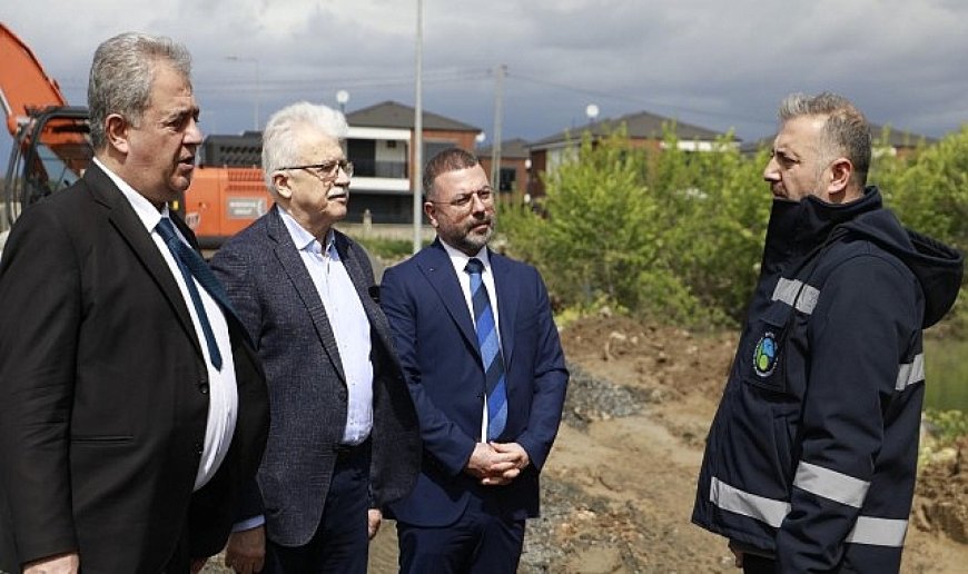 Başkan Deveciler, Altınyol Caddesi’ndeki Altyapı Çalışmalarını İnceledi