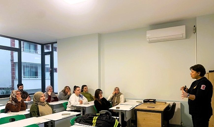 Bilgievleri personeli yangına karşı bilinçlendirildi