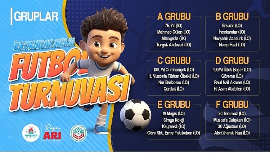 Nevşehir Belediyesi’nden İlkokullar Arası 23 Nisan Futbol Turnuvası