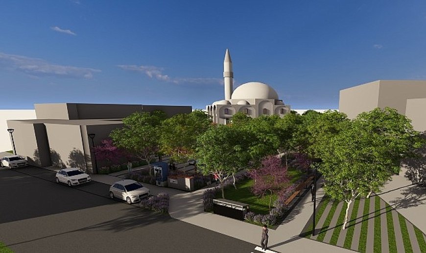 İhsaniye Eski Köy Meydanı modern bir görünüme kavuşuyor