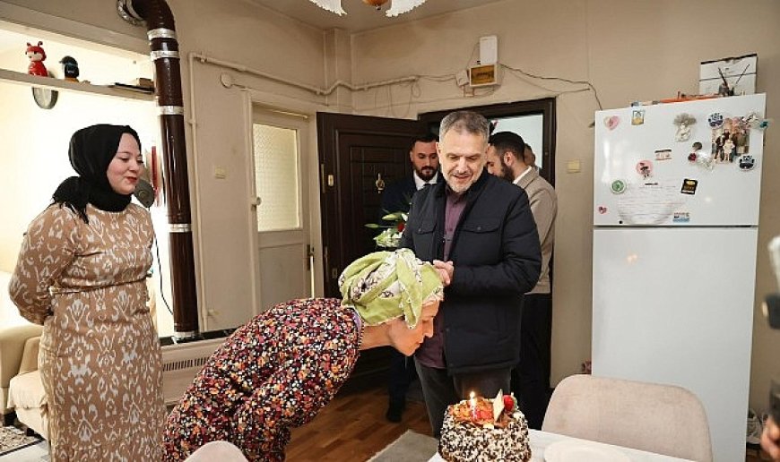 Akın’dan kanseri yenen vatandaşa sürpriz