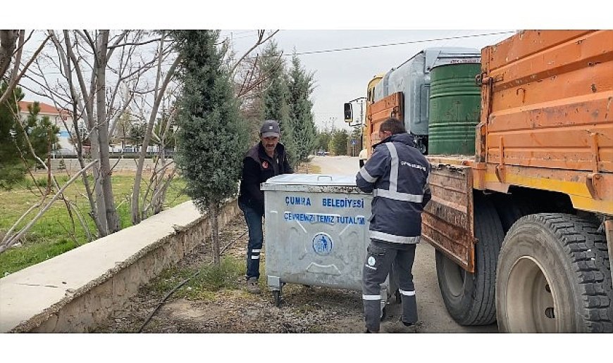Çumra’da Temizlik Seferberliği: 2 Bin 176 Yeni Konteyner Hizmete Sunuldu