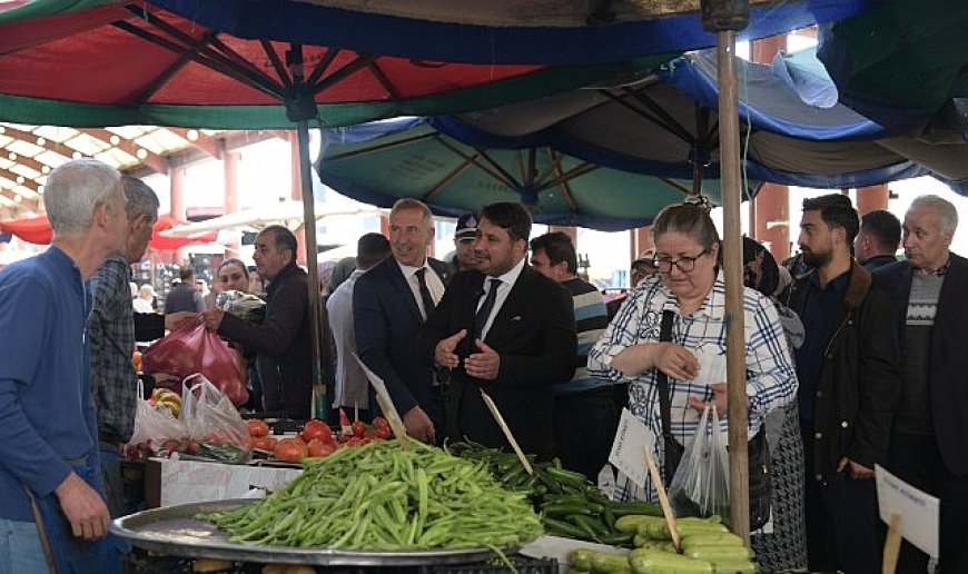 Başkan Çırpanoğlu’ndan Salı Pazarına Ziyaret