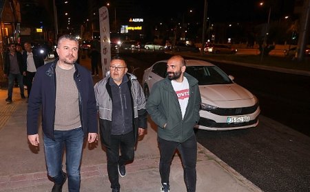 Başkan Görkem Duman’ın gece mesaisi