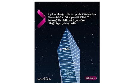 QNB Türkiye’den Dünya Dilek Günü’nde Anlamlı Farkındalık: Kristal Kule Maviye Büründü