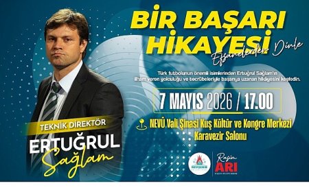 “Bir Başarı Hikâyesi” Söyleşisinde Ertuğrul Sağlam’ı Ağırlayacağız