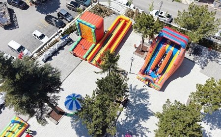 Başkan Levent Koç Çocuklara Verdiği Sözü Tuttu: Haymana’ya İlk Kez Şişme Oyun Parkı Kuruldu