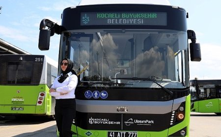 Kocaeli’de ulaşıma “anne eli” değdi