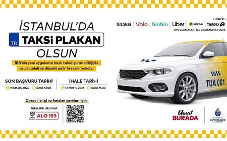 İstanbul’da Uygulama Bazlı Taksi İçin 8. İhale 12 Mayıs’ta