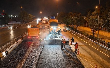 Büyükşehir’den İller Bankası Kavşağı’na sıcak asfalt 