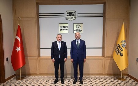 Bakan Bak ve AK Parti Genel Başkan Yardımcısı Büyükgümüş, Başkan Altay’ı Ziyaret Etti